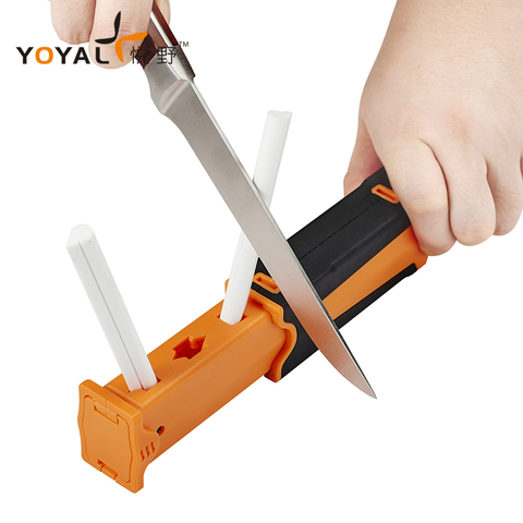 YOYAL Professional Multifunction Outdoor Mini Knife Sharpener Diamond Carbide Ceramic Knife Sharpening Machine TAIDEA ► Photo 1/5
