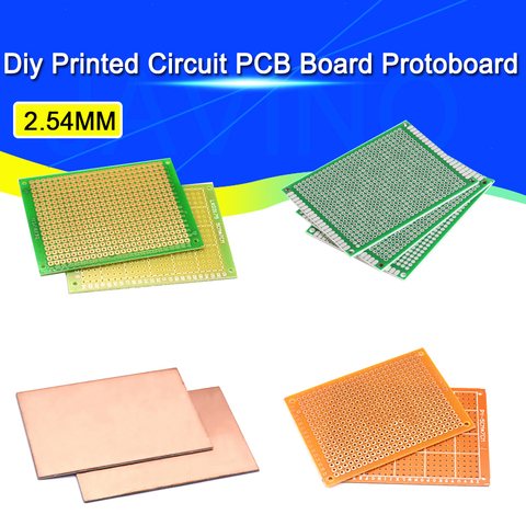 5PCS 4x6 5x7 6x8 7x9 Double Side Prototype PCB Universal Printed Circuit Board Protoboard For Arduino One side Welded plate ► Photo 1/6