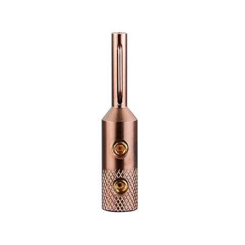 4pcs Viborg Audio VB-401 Speaker cable banana plugS red copper audio grade ► Photo 1/6