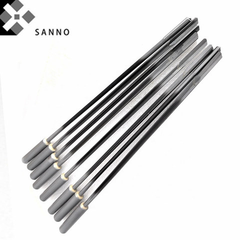 6x1200mm - 30x1650mm Deep hole gun drill bit customize cnc inner coolant cutting tool V-shape carbide drill head drilling bit ► Photo 1/6