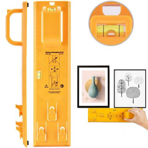 Pictures Frame Hanger Picture Hanging Kit Tool picture Hanger Tools With Level Suitable For All Wall Materials Picture Frame ► Photo 1/1