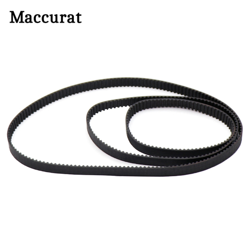 GT2 Closed Loop Timing Belt Rubber 2GT 6mm 3D Printers Parts 110 160 200 280 400 610 852 1220 mm Synchronous Belts Part ► Photo 1/6