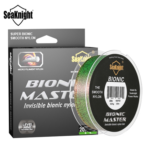 SeaKnight Brand BIONIC MASTER Series 150M Spotted Nylon Fishing Line Monofilament Line 2022 New Bionic Design Speckle Camouflage ► Photo 1/6