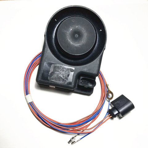 TUKE Security Alarm Siren Speaker Horn & Plug cable For VW Tiguan Touareg Jetta MK5 Golf MK6 Passat B6 1K0 951 605 C 1J0 973 703 ► Photo 1/6