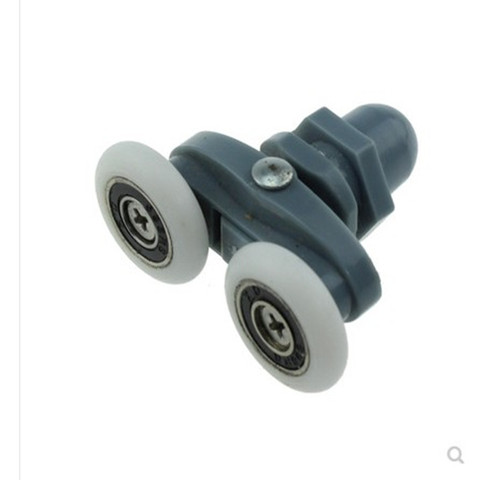 8 Double twin shower door rollers wheels runners pulley pulleys 19/20/23/25/26/27mm Wheels  Bathroom Door Runners Sliders Wheels ► Photo 1/4