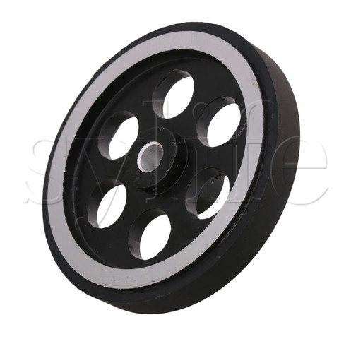 Aluminum Encoder Wheel Meter Wheel for Rotary Encoder 200mmx6mm w/Wrench ► Photo 1/1