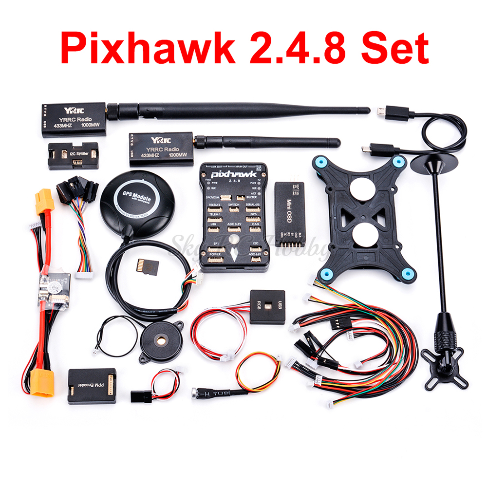 433 Pixhawk PX4 PIX 2.4.8 32 Bit Flight Controller Set 915 Telemetry+M8N New