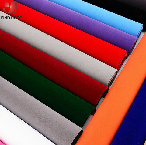 20/40 x 150cm Self-adhesive Velvet Flock Liner Jewelry Contact Paper Craft Fabric Sticker MultiColor ► Photo 1/6