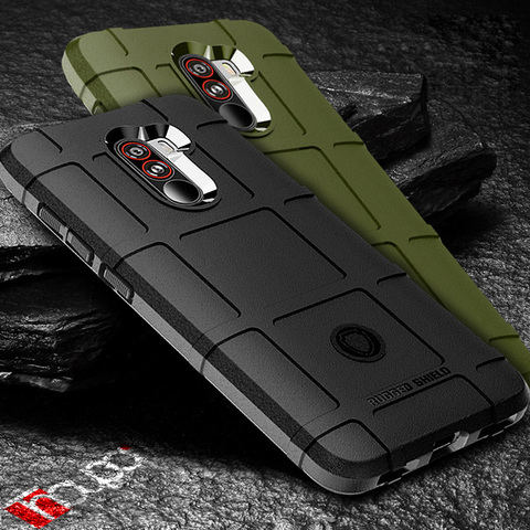 Thouport Silicone Case For Xiaomi PocoPhone F1 Military Heavy Duty Protection Phone Cover For Xiaomi Poco F1 Case ► Photo 1/6