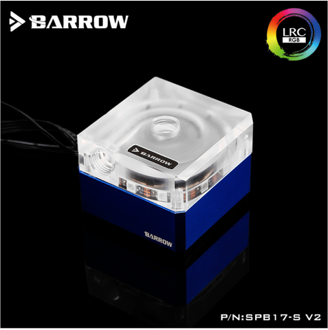 Barrow SPB17-S-V2, 17W PWM Pumps, LRC 2.0, DDC Series, Metal Shell, Manual And PWM Speed Control Water Cooling Pump ► Photo 1/2