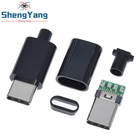 1Set Type-C Mirco USB Connectors Male Jack Tail Plug Electric Terminals Conector Case Phone ► Photo 1/6