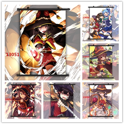 Konosuba Aqua Darkness Megumin HD Print Wall Poster Scroll ► Photo 1/6