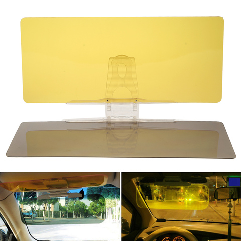 Car Sun Visor Day Night HD Anti Glare Dazzling Goggle Sunshade Mirror Vision Driving UV Fold Flip Down Clear View Accessories ► Photo 1/6