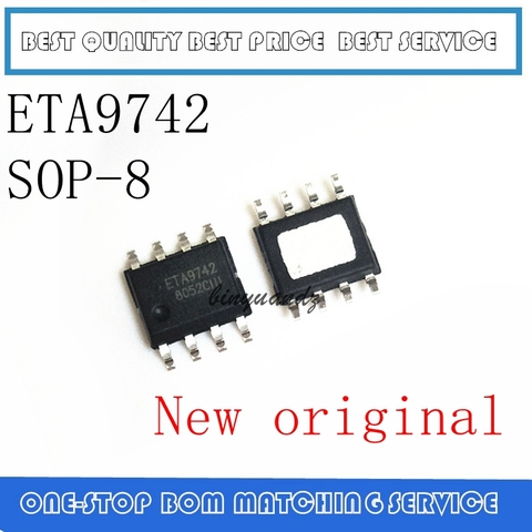 1PCS  ETA9742  9742 SOP-8 NEW  High current synchronous rectifier IC ► Photo 1/1