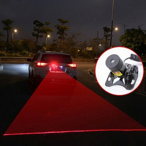 12V Auto Brake Auto Parking Car Warning Light Multi Shape Anti Collision Rear-end Car Tail Laser Fog Light 1PC ► Photo 1/6