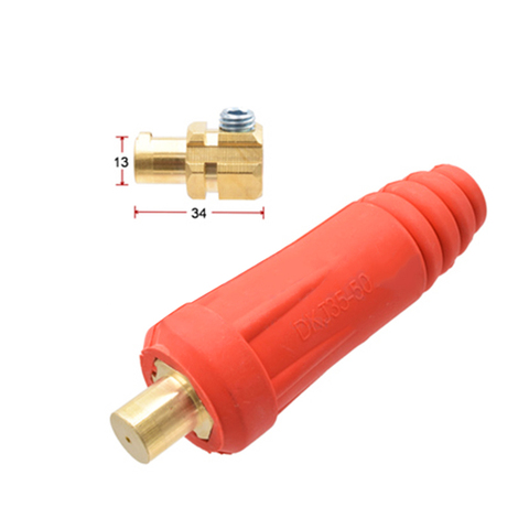 Europe Welder Quick Fitting Male Cable Connector Socket DKJ 10-25 50-70 Plug Adaptor Female Insert Welding Accessories ► Photo 1/6