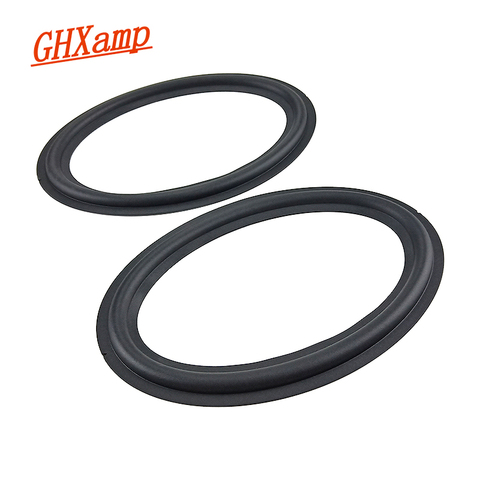 GHXAMP 5 * 7 inch Car Speaker Rubber Edge Oval Speaker Surround Ring Repair Sound Box Folding Rubber Edge 192*150mm 2pcs ► Photo 1/6
