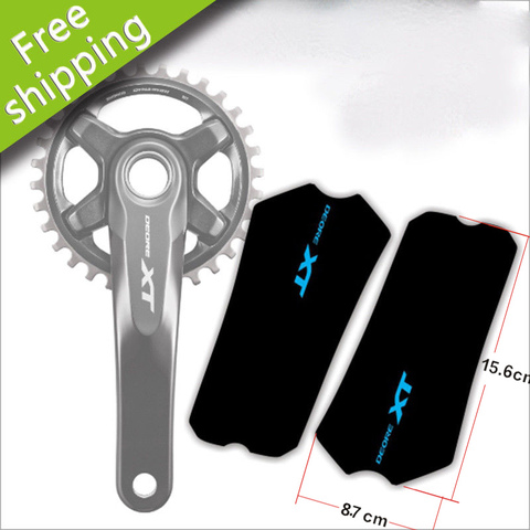 Shimano Deore XT m8000 175 mm Crank Arm Protection Set Vinyl Protector for Mountain bike MTB race cycling replacement decals ► Photo 1/5