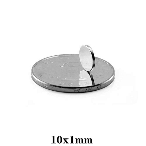 30~800PCS 10x1 mm Thin Neodymium Magnet Strong 10mm X 1mm Permanent Magnet disc 10x1mm Powerful Magnetic Round Magnet 10*1 mm ► Photo 1/6