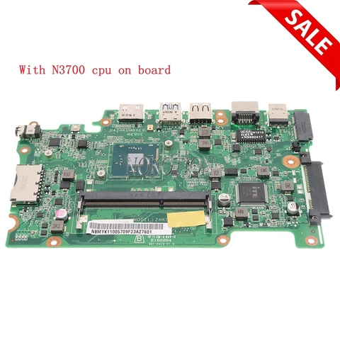 Nokotion brand new nbmyk11005 nb.myk11.005 for acer aspire es1-131 dazhkdmb6e0 b116-m b116-mp laptop motherboard n3700 cpu ► Photo 1/6