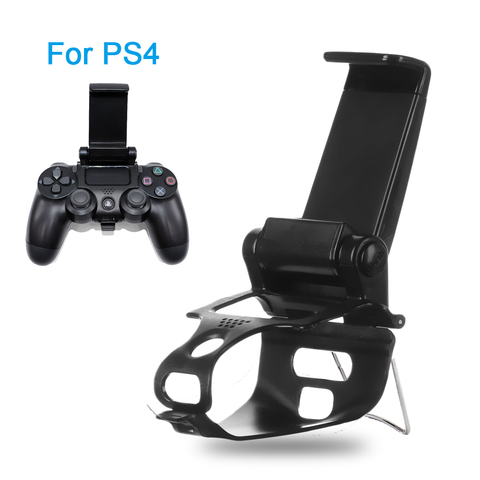 Mobile Phone Universal Mount Bracket Gamepad Mount Stand Adjustable Controller Smartphone Clip Stand Holder for PS4 ► Photo 1/6