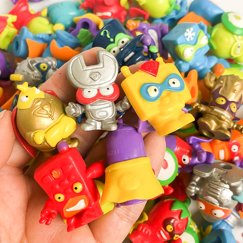 Random Send Lot 10Pcs/ Superzings Rubber Cartoon Anime Gang Action Figures Toys Model Toy Dolls  Figures Gift Xmas For Kids Gift ► Photo 1/4