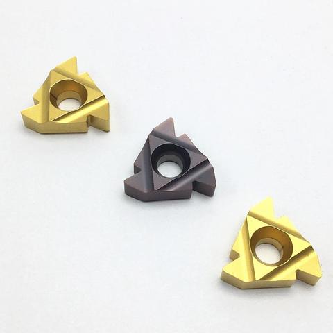 Threaded inserts 11ER 11IR 16ER 16IR 22ER 22IR AG60 UE6020 US735 VP15TF Carbide thread lathe cutting tool CNC thread lathe tool ► Photo 1/6