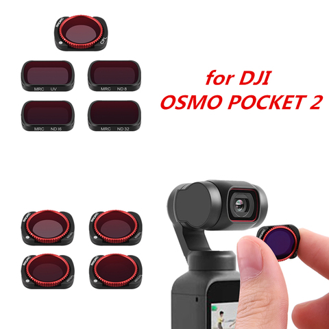 BRDRC UV and CPL Adjustable and ND for DJI Osmo Pocket 2 Professional Handheld Gimbal Camera Lens Filters Drone Accessories ► Photo 1/6