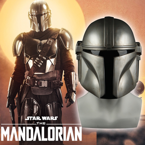 Star Wars Helmet The Mandalorian Cosplay Mask Pedro Pascal Mandalorian Soldier Warrior Soft PVC Helmet Prop ► Photo 1/6