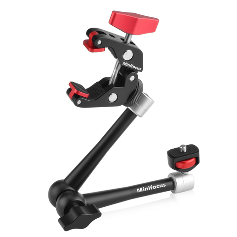 11'' Adjustable Articulating Friction Magic Arm with Large Super Clamp Video Vlog Rig Kit for DSLR Camera Cage Monitor LED Light ► Photo 1/6