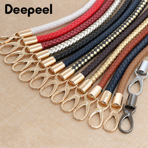 Deepeel High-grade 40cm Colorful PU Leather Purse Handles Metal Gold Chain Replacement Straps for Bag Handle Weave Sling AP2347 ► Photo 1/2