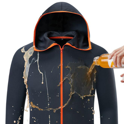 Outwear Jacket Men Hydrophobic Anti-Fouling Waterproof Quick-Drying Breathable Sunscreen Outdoors Hooded Jackets Thin Clothes ► Photo 1/6