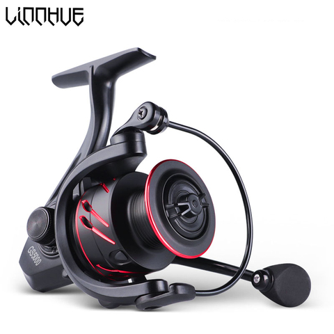 LINNHUE Offical GS 2000-7000 Fishing reel 10kg Max Drag Power Light Resistance Spinning Reel Metal Spool for Bass Pike Fishing ► Photo 1/6