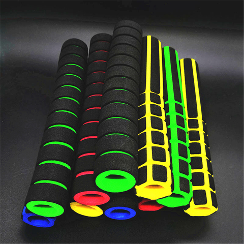 22cm Long Bicycle Grips 1 Pair Bike Racing Bicycle Motorcycle Handle Bar Foam Sponge Grip Cover Non-slip Soft Handlebar Bike Bar ► Photo 1/6