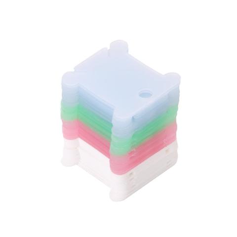 50Pcs Embroidery Thread holder Floss Craft Bobbin Cross Stitch Storage Holder Plastic Sewing Thread Board Card Thread Organizer ► Photo 1/6