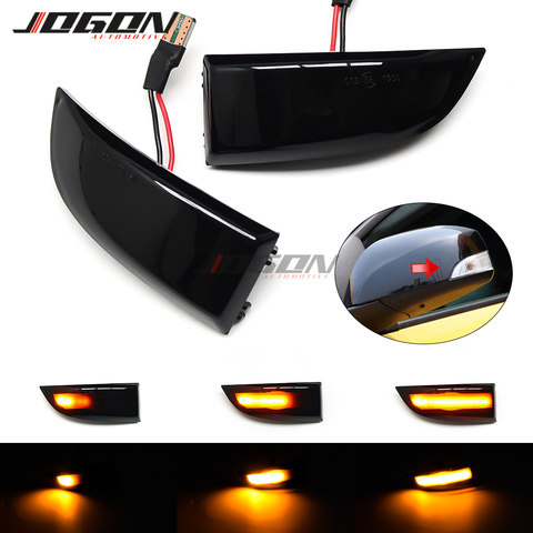 For Renault Megane MK3 Scenic Fluence Latitude Safrane Car LED Dynamic Turn Signal Light Side Mirror Indicator Blinker Lamp ► Photo 1/6