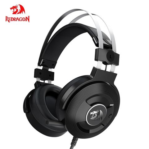 Redragon TRITON H991 GAMING Headphone Active Noise cancelling 7.1 USB Surround PRO Wired Computer headset Earphones Microphone ► Photo 1/1