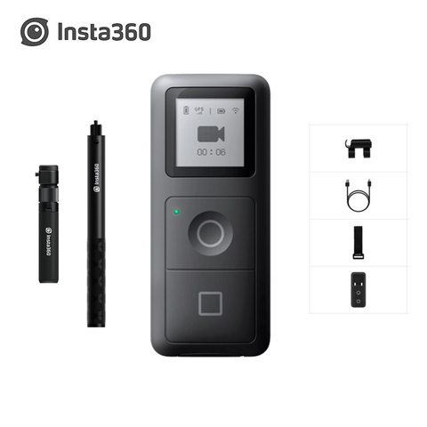 Insta360 One R X/X2 Bullet time+GPS Smart Remote Control For Action VR Insta360 Camera Invisible Selfie Stick Tripod Accessory ► Photo 1/6