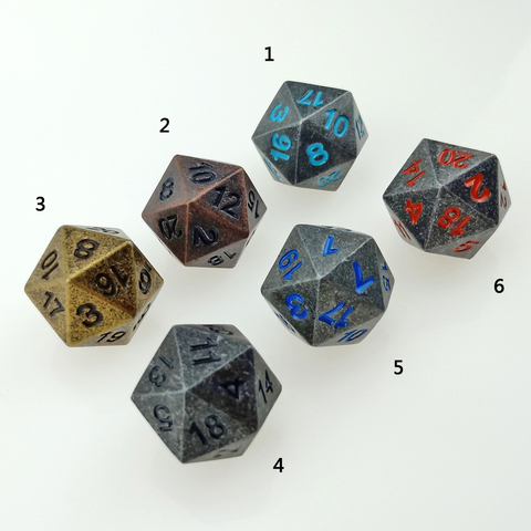 Rollooo Single Metal Dice 20 Sided D20's ► Photo 1/2