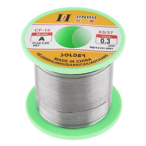 0.3/0.4/0.5/0.6/0.8/1.0/1.2/1.5/2.0mm 250g 60/40 FLUX 2.0% Tin Lead Tin Wire Melt Rosin Core Solder Soldering Wire Roll ► Photo 1/6