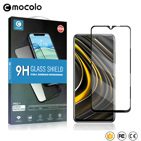 Mocolo 2.5D 9H Full Cover Tempered Glass Film On For Xiaomi Pocophone Poco M3 2022 6.53 PocoM3 PocophoneM3 64/128 GB Protective ► Photo 1/6