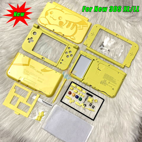 2022 Full Set Replacement Housing Shell Case with Buttons Screws for NEW 3DS LL/XL Console Case Faceplate Cover Plate ► Photo 1/6
