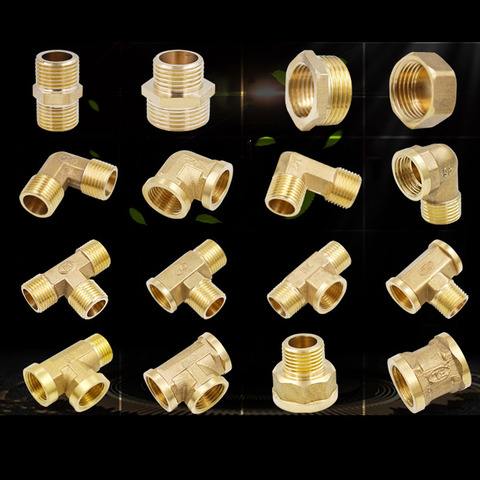 Brass Water Pipe Plumbing Fittings 1/2