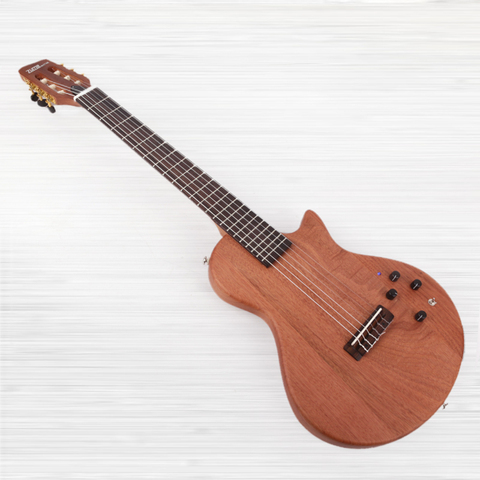 Silent nylon string travel  electric classical classic guitar portable built in effect  free shipping ► Photo 1/6