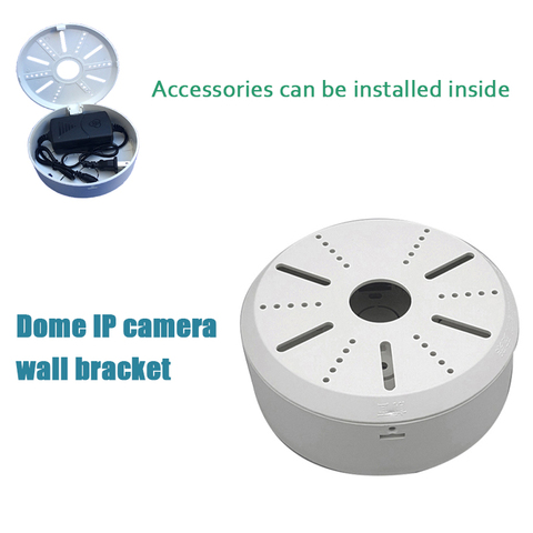 Dome IP camera wall bracket ABS plastic universal security cctv camera bracket apply Tibetan plastic box ► Photo 1/6