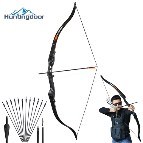 Hunting Recurve Bow Professional Archery Hunting Bow Right Hand 30-50 lbs Metal Riser Training Shooting Outdoor Take Down Bow ► Photo 1/6