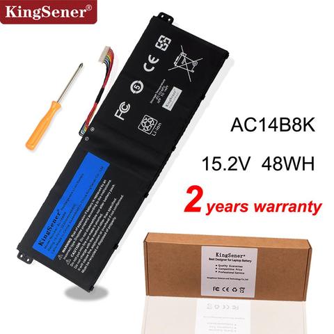 KingSener AC14B8K Battery For Acer Aspire CB3-111 CB5-311 ES1-511 ES1-512 ES1-520 S1-521 ES1-531ES1-731 E5-771G V3-371 V3-111 ► Photo 1/6