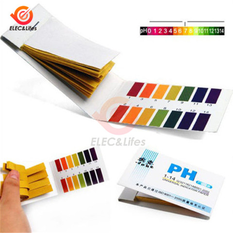 80 Strips PH Test Strips Full PH Meter Controller 1-14 PH Value Tester Detector Indicator Litmus Paper Water Acidic Alkaline ► Photo 1/4