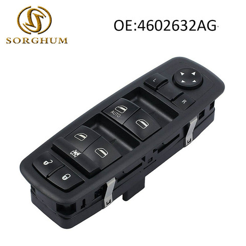 4602632AG Driver Side Master Power Window Control Switch  Fit  For Dodge Fit  For Journey Nitro Jeep Liberty Driver Left Master ► Photo 1/6