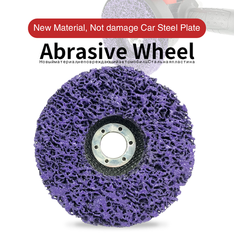 125mm Poly Strip Disc Abrasive Wheel Paint Rust Remover Clean Grinding Wheels for Durable Angle Grinder Car Truck  Motorcycles ► Photo 1/6